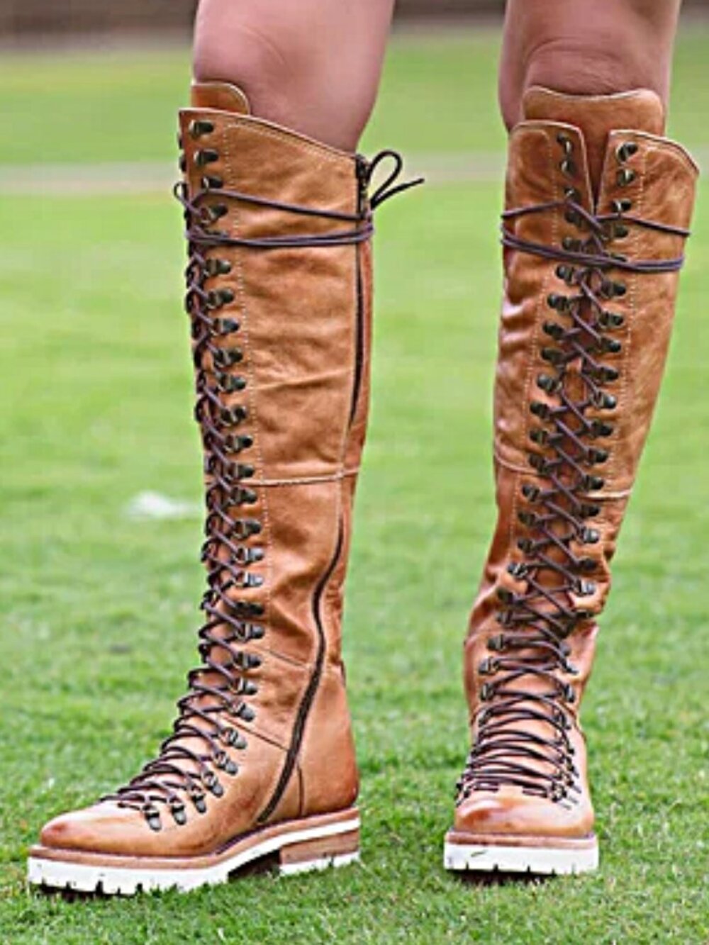 BED/STU Lustrous Boots -Tan-